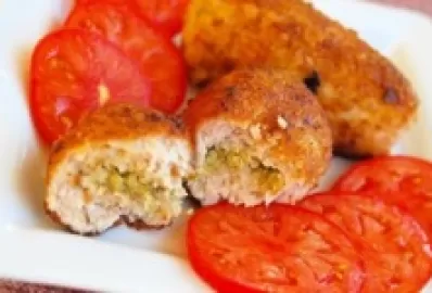 Зразы из хека с овощами