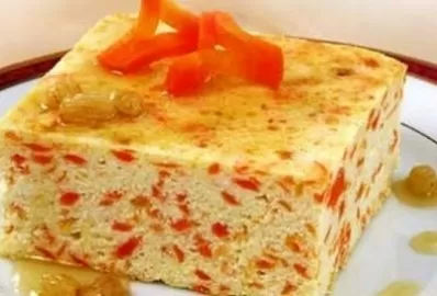 Морковно-творожная запеканка