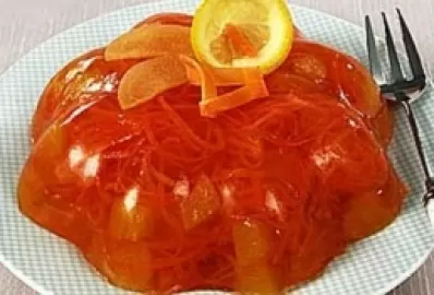 Морковное желе