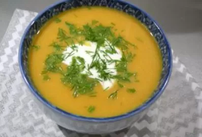 Суп-пюре из тыквы