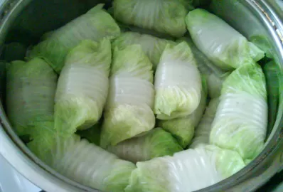 Голубцы из пекинской капусты с курицей