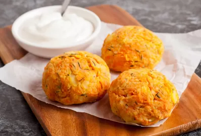 Морковные котлеты на пару