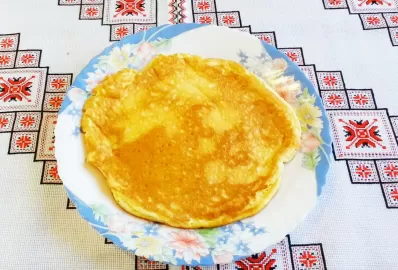 Белковый омлет с тыквой в духовке