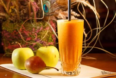 Смузи из тыквы с творогом