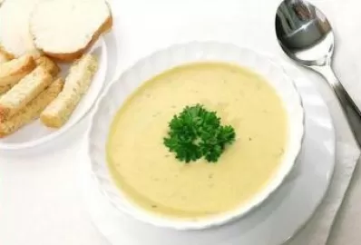 Суп перловый с протертыми овощами