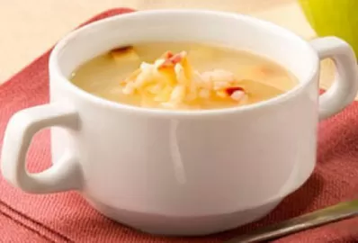 Суп фруктовый на отваре шиповника с сухарями