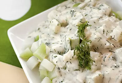 Кольраби в соусе