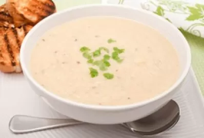 Суп рисовый с мясным пюре протертый