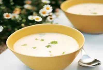 Суп-пюре рисовый с кабачками протертый