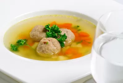 Овощной суп с фрикадельками