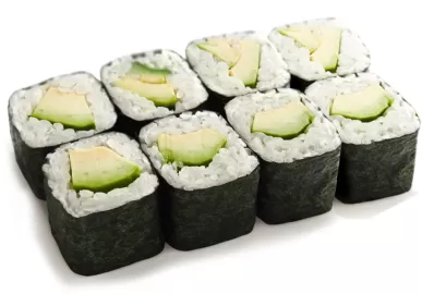 Диетические роллы с авокадо