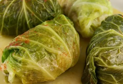 Голубцы из пекинской капусты с овощами