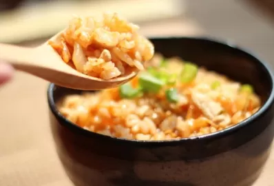 Сытный рис с овощами