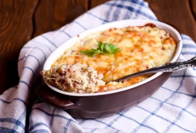 Кабачково-гречневая запеканка