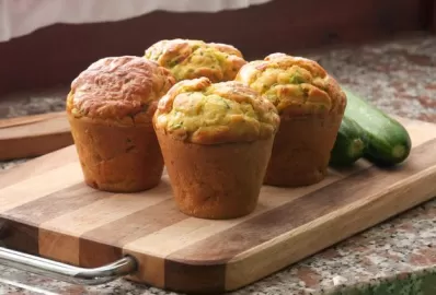 Кабачковые маффины в духовке