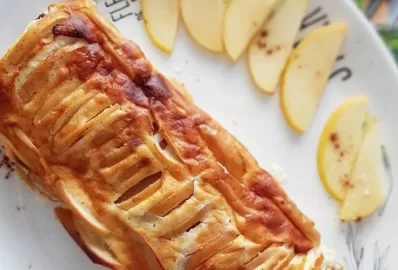 Яблоки в твороге