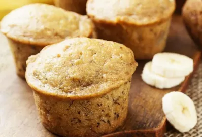 Маффины с творогом и бананом