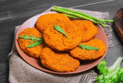 Котлеты из батата и киноа