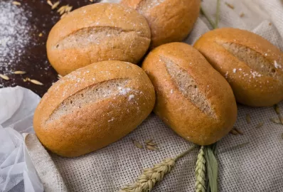 Овсяно-ржаные булочки на натуральном йогурте к завтраку