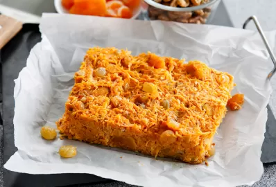 Морковно-яблочный пирог без подсластителя