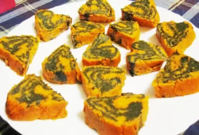 Морковный рулет в пароварке