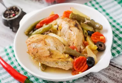 Медовое куриное филе в рукаве