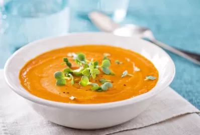 Крем-суп из моркови и болгарского перца