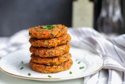 Картофельно-морковные оладьи