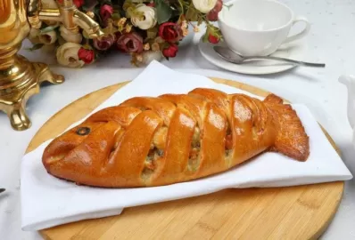 Рыбник с кетой и рикоттой