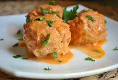 Ленивые голубцы из курицы и пекинской капусты