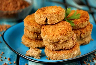 Котлеты из гречки и картофеля
