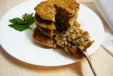 Гречневые оладьи в духовке