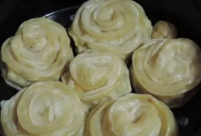 Гуль-ханум с тыквенно-куриной начинкой