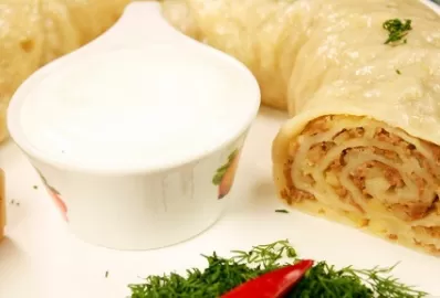 Ханум с кроликом и картофелем в мультиварке