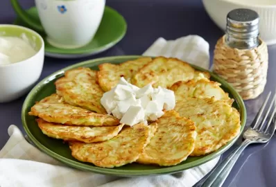 Оладьи из пекинской капусты