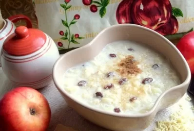 Молочный суп с ароматом ванили