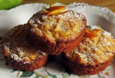 Яблочно-морковный кекс