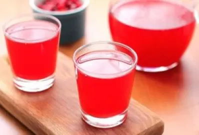 Кисель из чернослива, свёклы и овсяных хлопьев