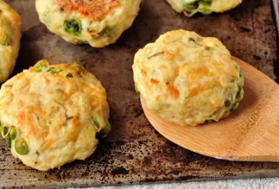 Овощные котлетки с добавлением пшена