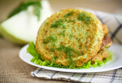 Овощные котлеты из батата и брокколи