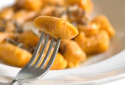 Тыквенные ньокки из творога