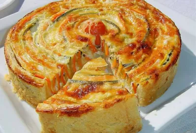 Овощная запеканка «Пёстрая лента»