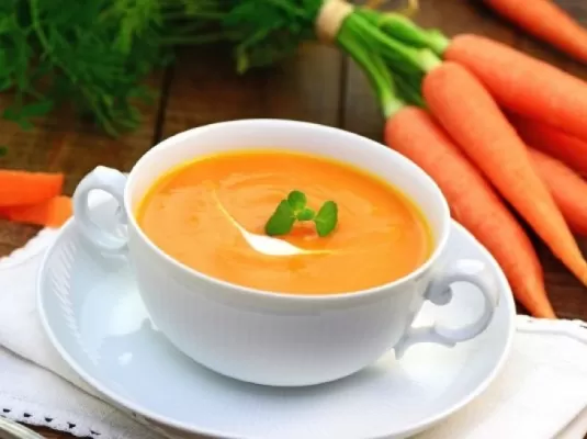 Стол №5. Морковный суп-пюре с курицей и кокосовым молоком - рецепт приготовления