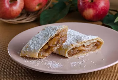 Грушевый рулет из лаваша