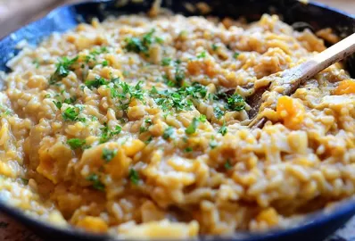 Перлотто с тыквой