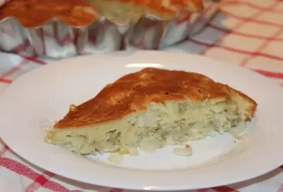 Пирог с пекинской капустой и куриной грудкой