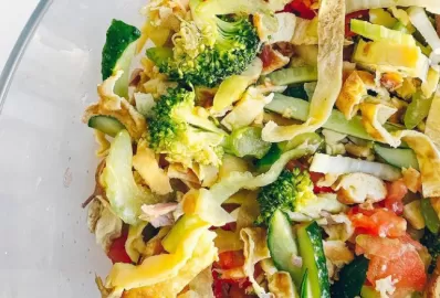 Сытный белковый салат