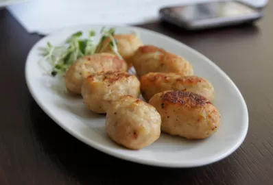 Куриные котлетки с птитимом