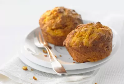 Пряные тыквенные маффины на льняной муке