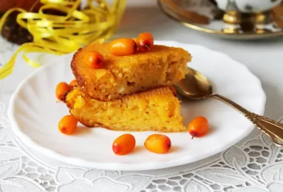 Тыквенная запеканка с рикоттой